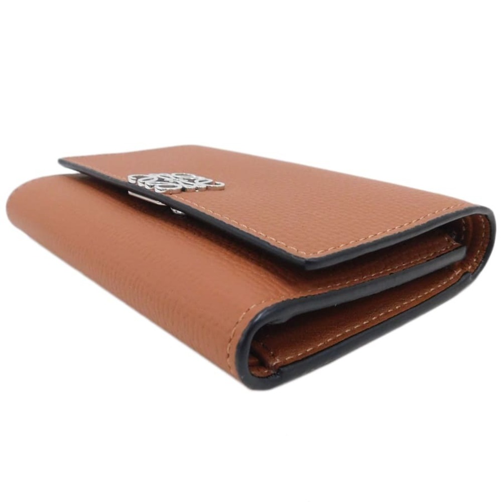 Loewe Wallet Vertical Brown Leather Anagram - Picture 5 of 9
